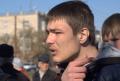 Хлопець на мітингу