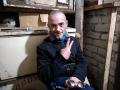 Аріф Багіров в укритті