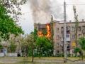 Пожежа в будинку на проспекті Хіміків