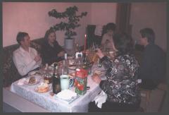 Родина Сергія Каленюка за новорічним столом