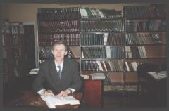 Сергій Каленюк в бібліотеці