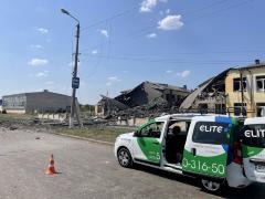 Наслідки ракетного обстрілу