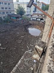 Вид з вікна. Готель "Краматорськ"