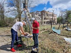 Відновлення інтернету після обстрілу