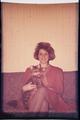 Portrait of a woman with a cat