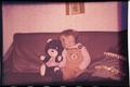 Oksana with a teddy bear