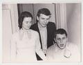 Portrait of a woman and two men