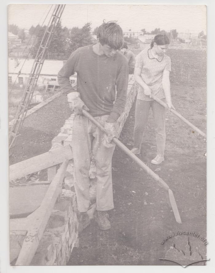 With shovels 1