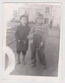 Portrait of boys in the yard