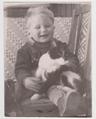 With a cat
