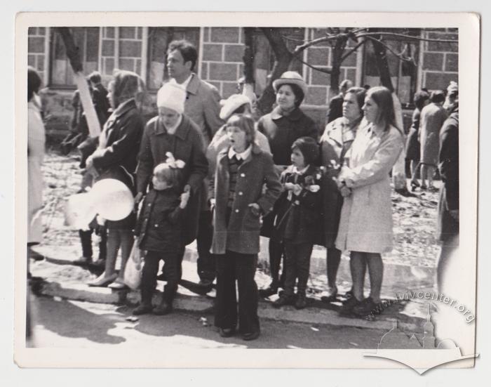 At the demonstration 1
