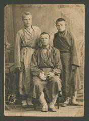 Portrait of three soldiers
