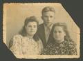 Portrait of a man with women
