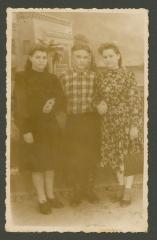 Portrait in a photo studio